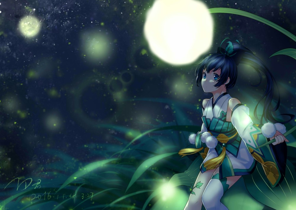 《阴阳师》唯美高清壁纸:看完这个妖刀姬,我决定一定要得到她!