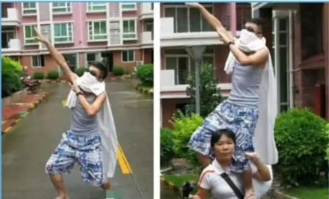 p图大神搞笑图,骑猪的我忍了,但是这个胖妞变美女,太好看了