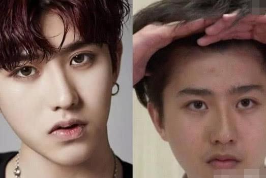 男明星卸妆后差别巨大,鲜肉鹿晗变大叔,何炅年龄感满满!