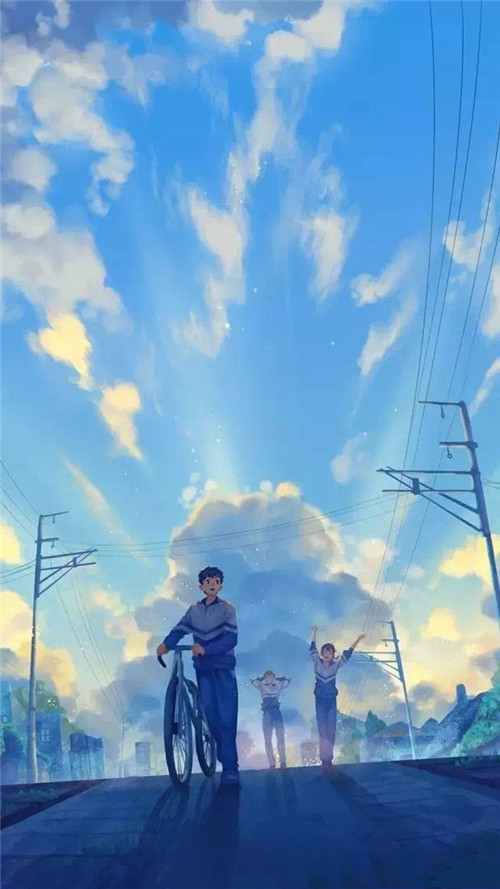 青春·唯美·壁纸:"穿上校服的你,才是青春里该有的样子"