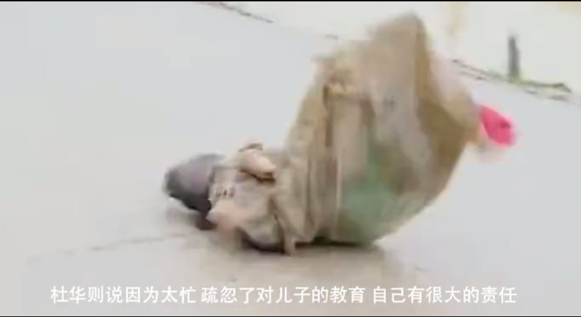 《变形计》里面搞笑的"小胖墩",当他摔了一跤之后,笑出了猪声