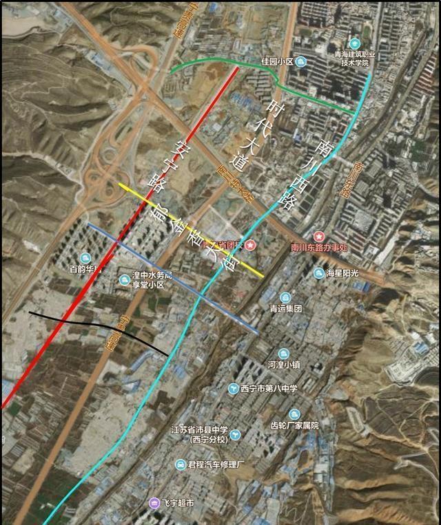 南川片区的交通规划能给西宁万科城带来多少可能?