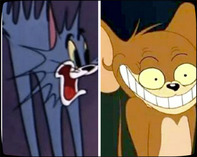 猫和老鼠"惊恐"的一集,画面堪比鬼片,95%的人看后感到恶心