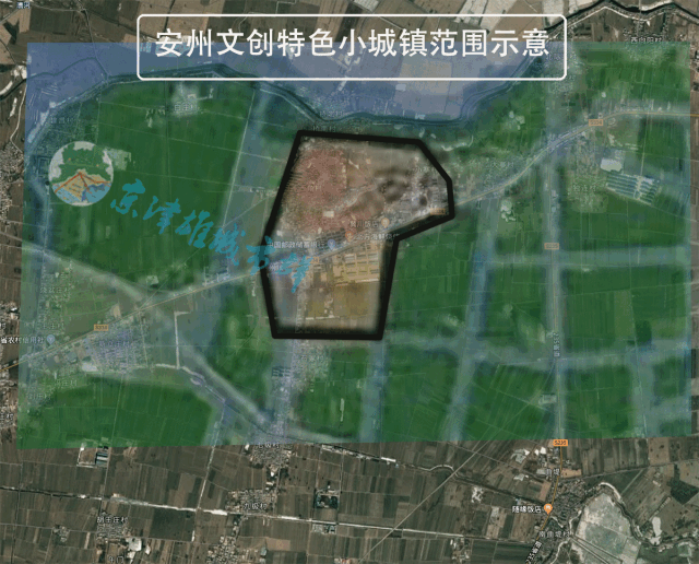 规划示意:安新县文创特色小城镇公开