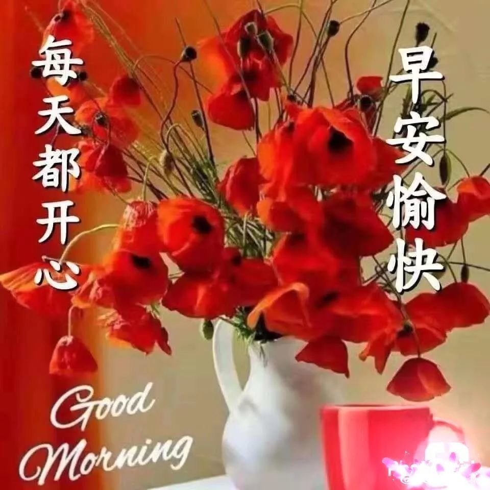 3月23日非常温馨早安祝福语表情表情图片,微信早上好暖心语录祝福图片