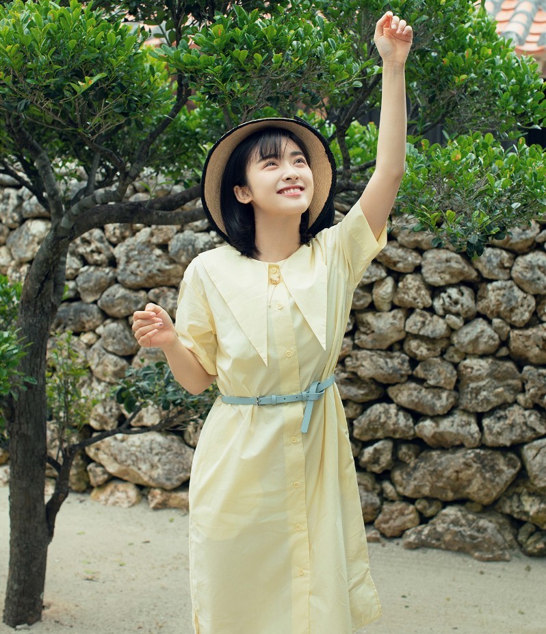 沈月重拾老本行,一套日系穿搭少女感十足!终于get到她
