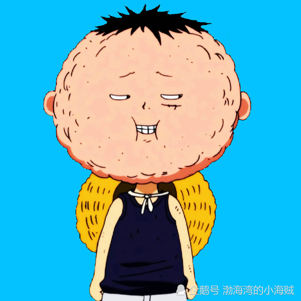 海贼王:小时候的路飞最可爱,日常挨打成习惯,挖鼻子做成表情包