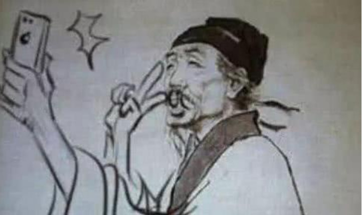 印象最深刻的应该是对大诗人杜甫的调侃,从画画技巧到画风,让不少美术