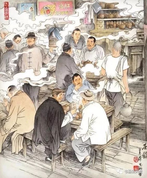 范生福笔下的老上海风情画!
