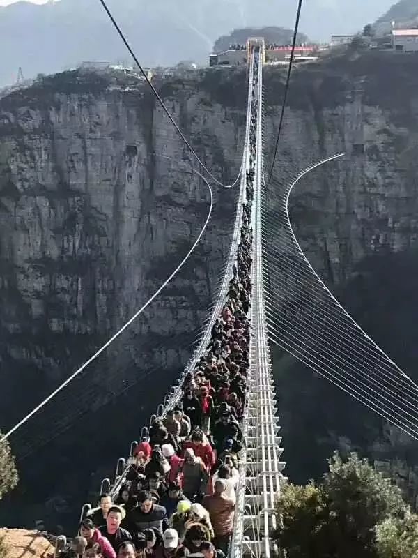 吊桥,玻璃栈道,天津,亚洲_旅游,石林峡,观景台