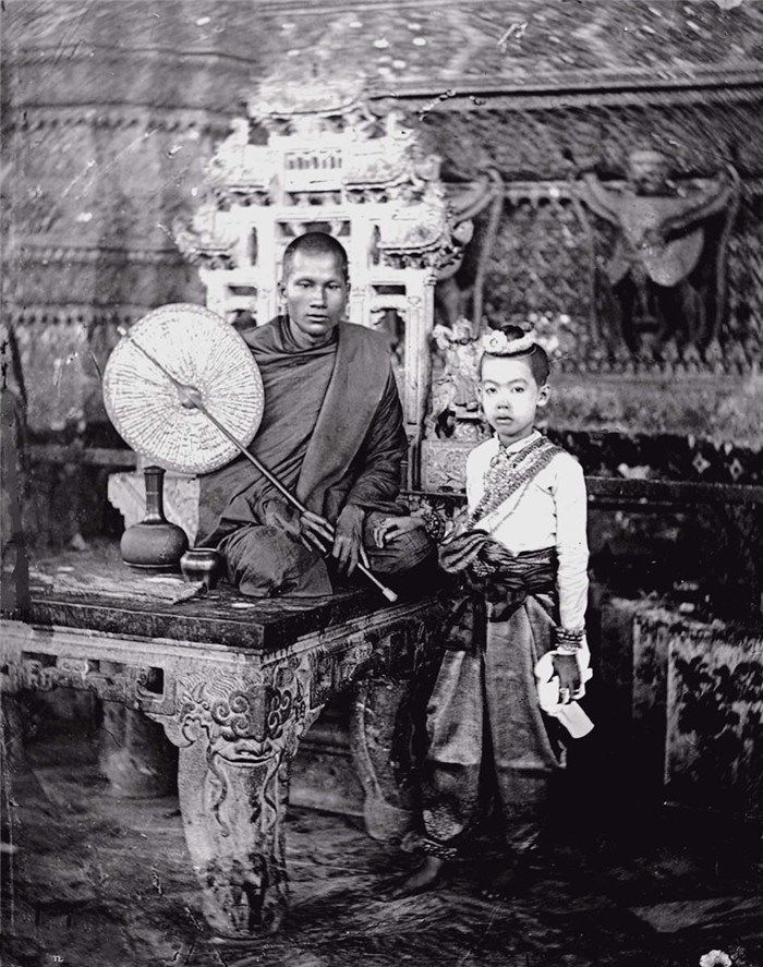 老照片,外国摄影师镜头里的泰国王室