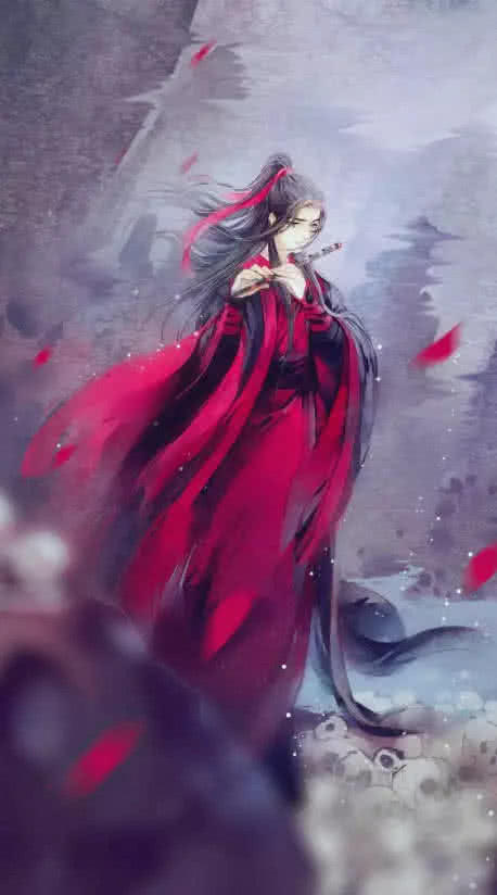 ins·限量版·古风壁纸:我有一个愿望,和你从红衣,到白头!