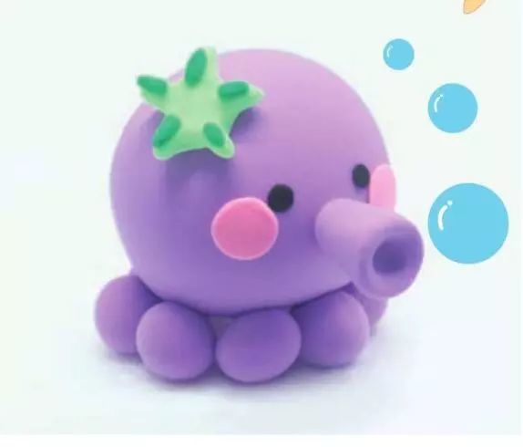 儿童创意黏土教程:神秘海底:章鱼