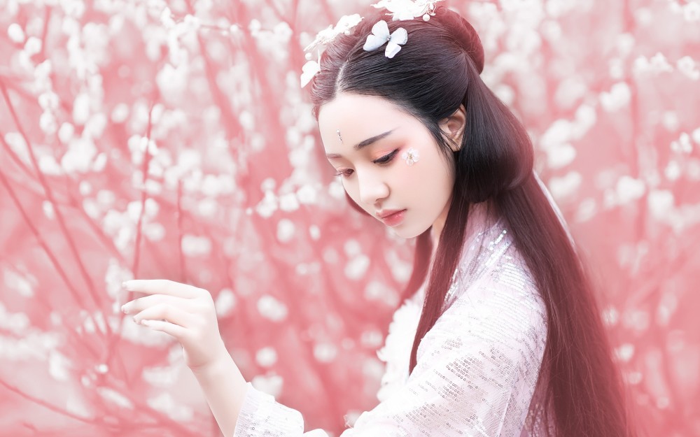 古风壁纸系列:清新唯美古装美女写真桌面壁纸