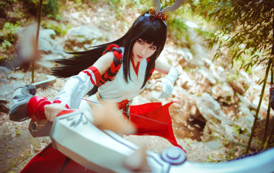 王者荣耀独孤伽罗cosplay,森林中的女巫,网友:秘宝!