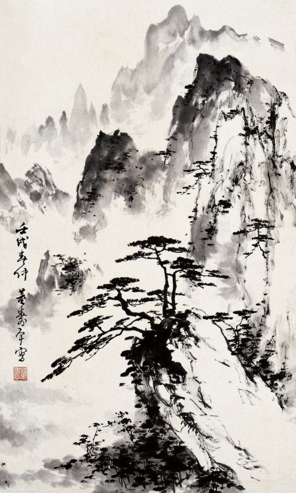 笔墨苍劲,浑厚古朴,董寿平写意国画作品欣赏