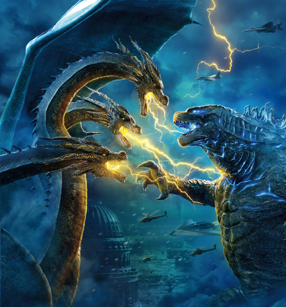 《哥斯拉2:怪兽之王》发布了中字的终极预告,中国大陆定档2019年5月