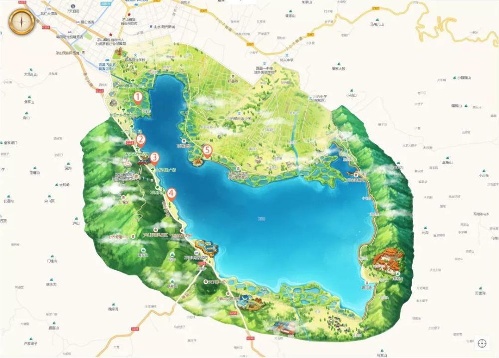 素材来源 | 邛海湿地旅游度假区 综合整理 |五彩凉山智慧旅游公共