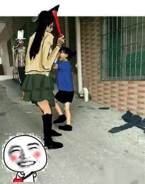 小学生帅气抽烟姿势走红,被老爸揍的样子遭p图,你们都