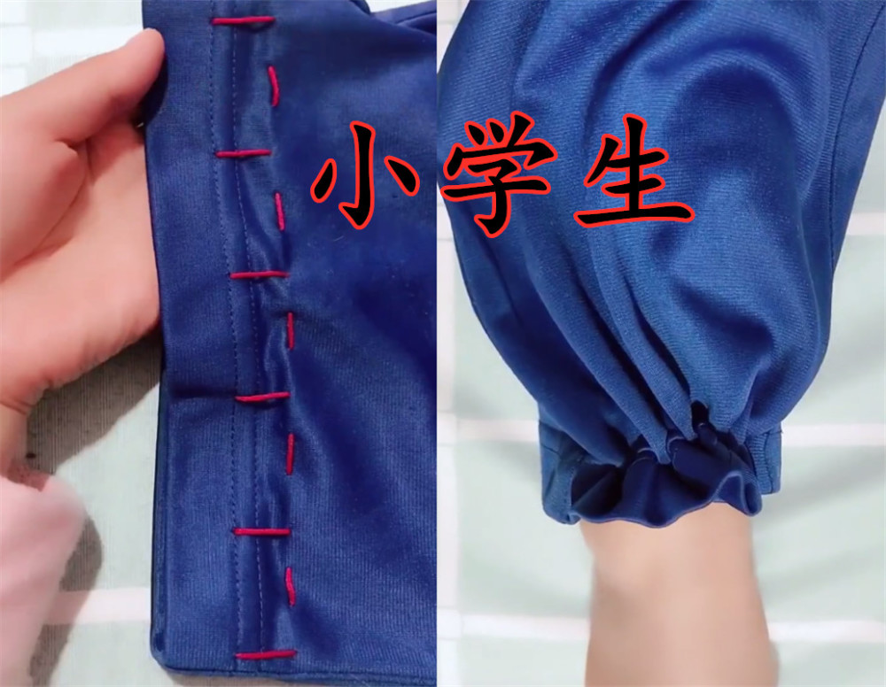 改造"校服裤腿"火了,小学生vs大学生,高中生:有我手巧?