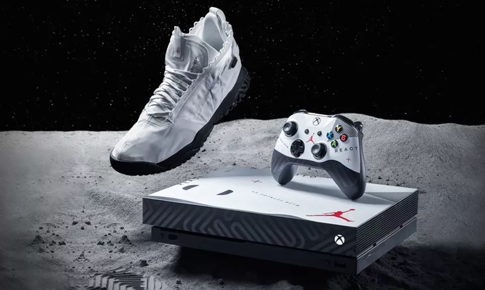 Xbox与aj联名 定制版xbox One X主机男生们的福利 西科云