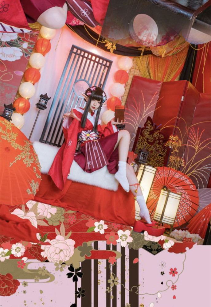 凹凸世界,cos,凯丽,和风,和服