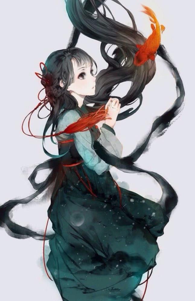 古风·动漫壁纸:梨花一枝春带雨,冷艳全欺雪,余香乍入