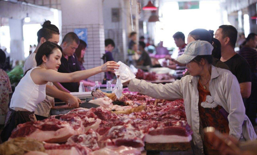 牛肉,猪肉摊,猪肉,菜市场,科普