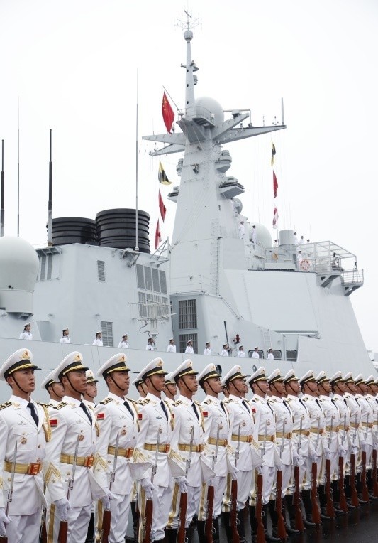 中国人民海军70周年阅兵!霸气的中国海军