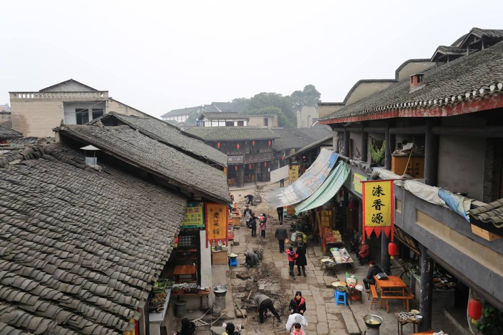 重庆,景点,涞滩古镇,网红,瓮城
