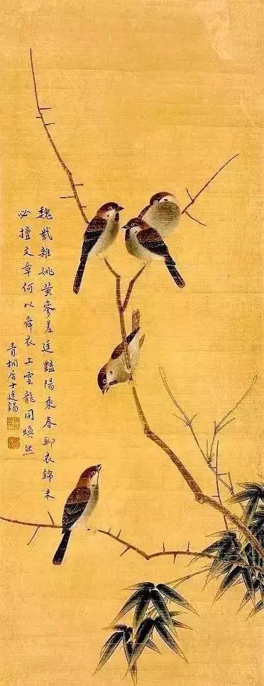 蒋廷锡(1669—1732),清朝康熙,雍正年间的学者,诗人,著名的花鸟画家