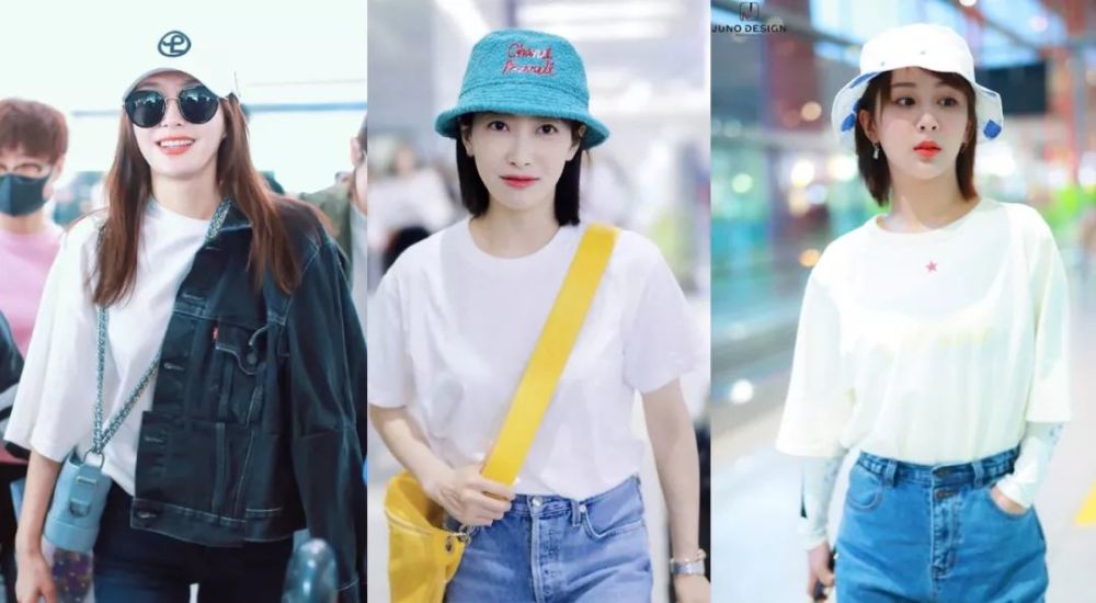 白t这么时髦,难怪女明星买100件都不嫌多