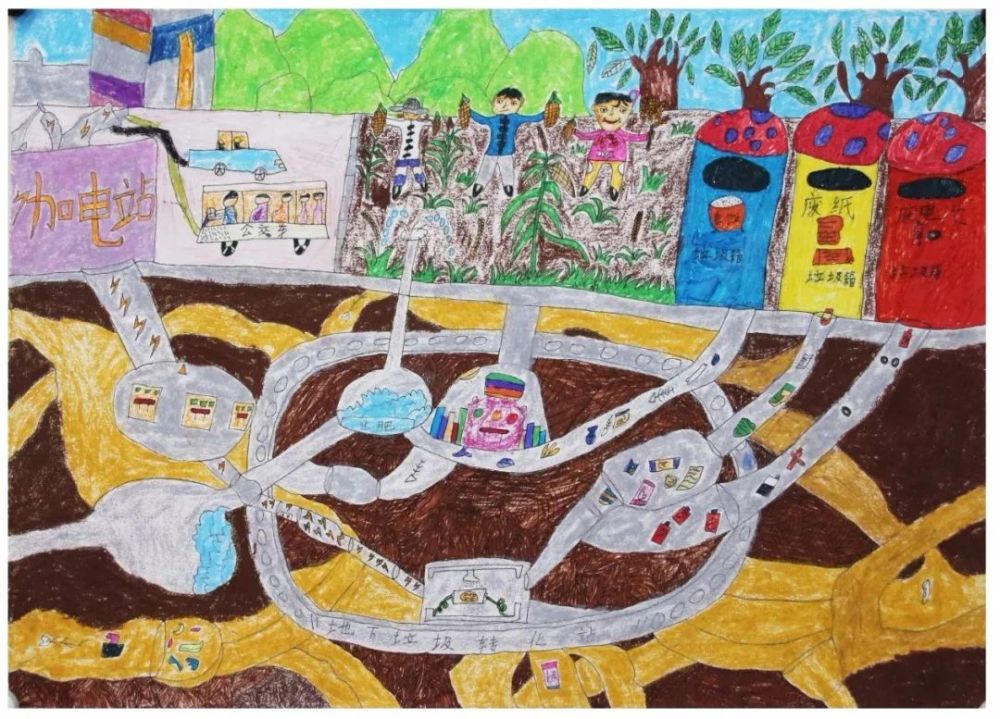 云南省2018年中学生环保绘画优秀作品