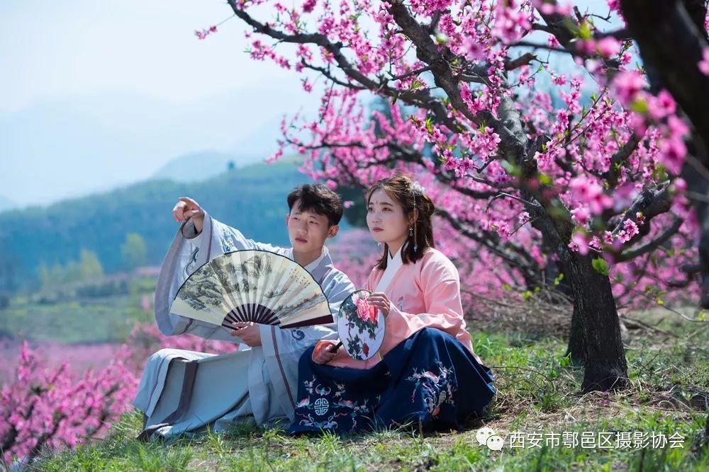 2019年"万亩桃花·镜美鄠邑"刘新地人像摄影作品