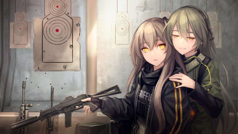 《少女前线》高清壁纸:大长腿出动,霸气侧漏!