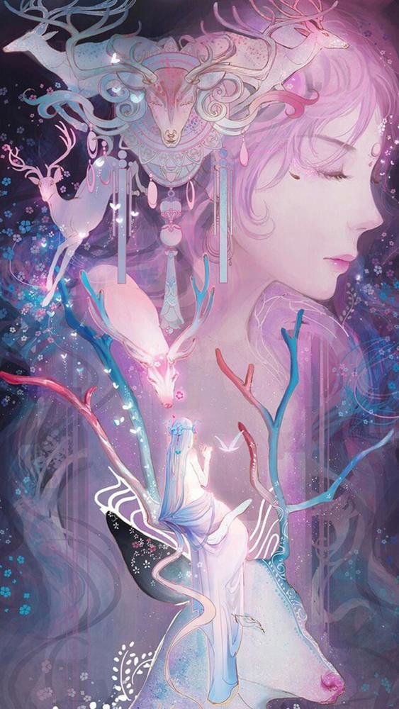 唯美·女生伤感壁纸:你知道吗,爱是盛世烟火,是璀璨之后的错过