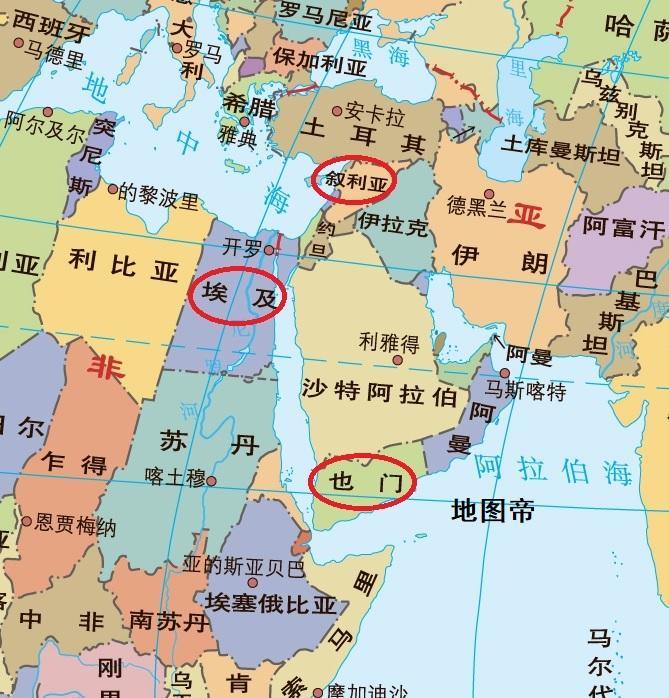 叙利亚,阿联,阿拉伯,也门,以色列