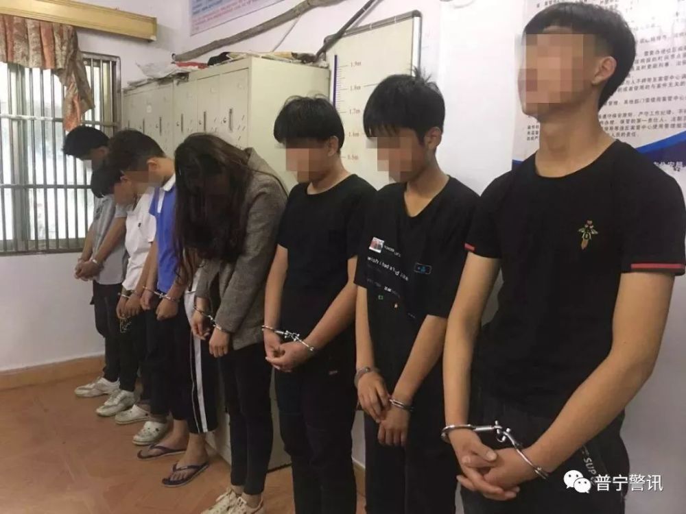 潮汕七名"鬼火少年"街头抢车被抓,最小年仅14岁