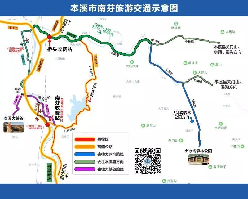 3,丹阜高速(g1113)本溪南出口下高速(右转)文化路(行驶至观山悦交通