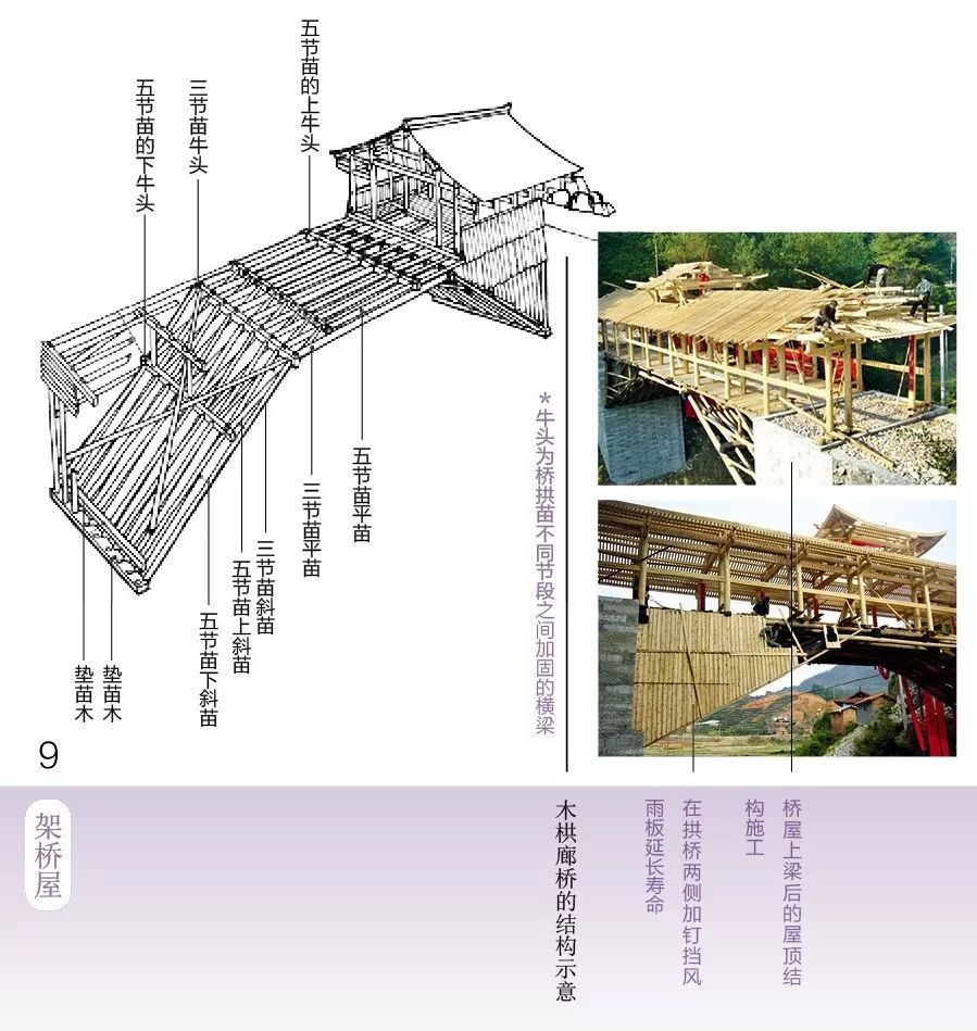 木拱廊桥的结构透视