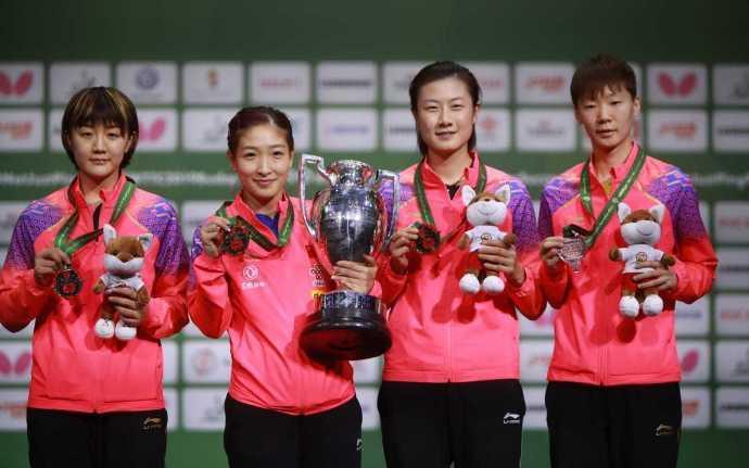 乒乓球女单5月世界排名,中国包揽前5,朱雨玲与队友差距拉大