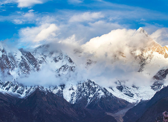 雪山,念青唐古拉,南迦巴瓦峰,藏族,西藏,山峰