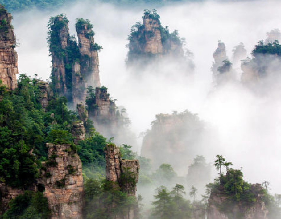 五一张家界旅游第三站:天子山风景区