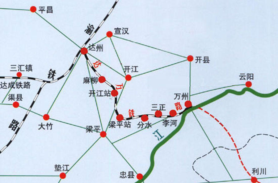 100年前,重庆开州差点就通了铁路