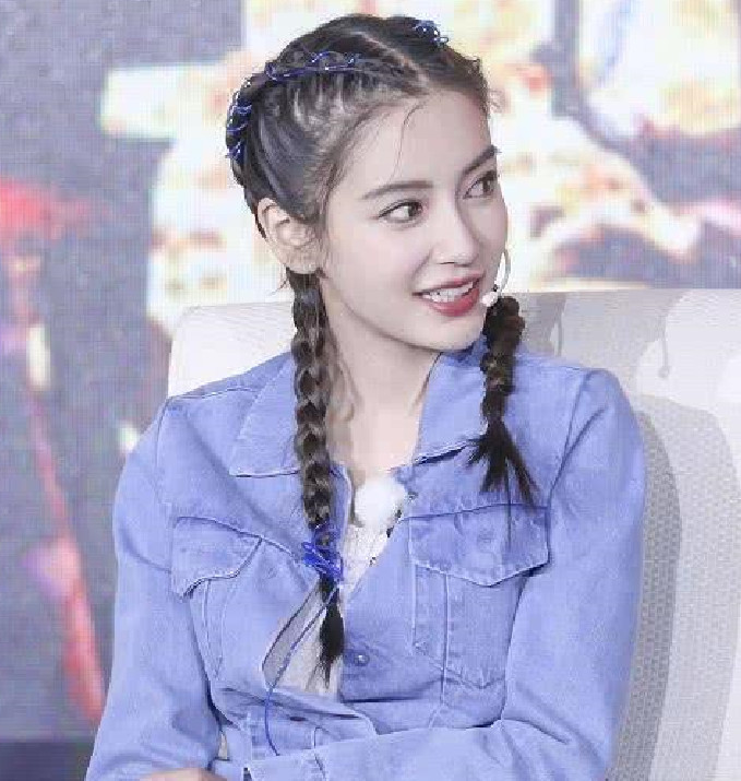 有一种编发叫"拳击发",当baby编了这个发型,网友:真可爱