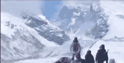 巍峨的昆仑雪山.