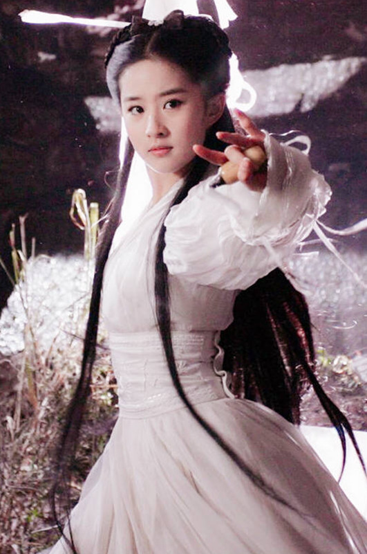 刘亦菲,古装美女,娱乐圈小仙女,韩服,有仙气的女星