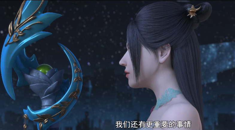同样是眉心妆,本以为余靖秋够美了,看到她,东伯雪鹰心动了