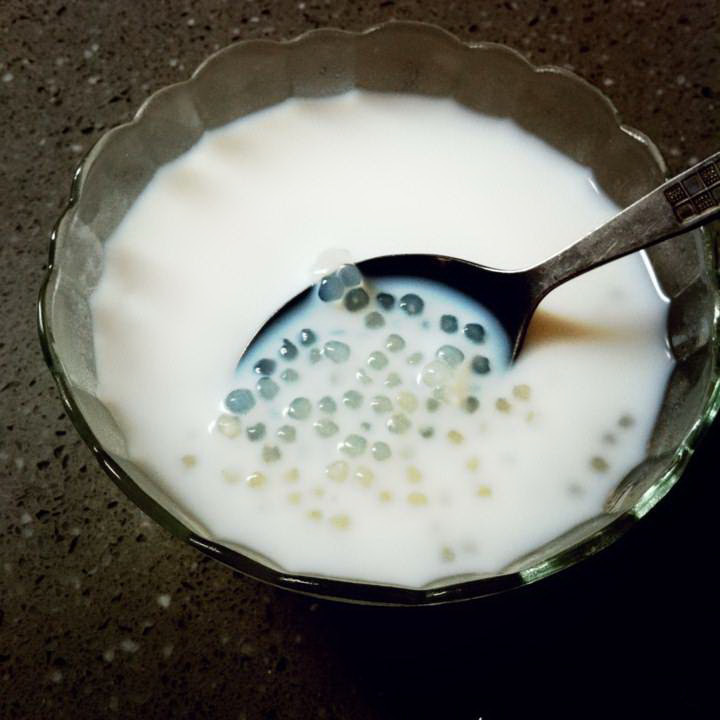 奶茶,龟苓膏,椰果,圆球,西米露