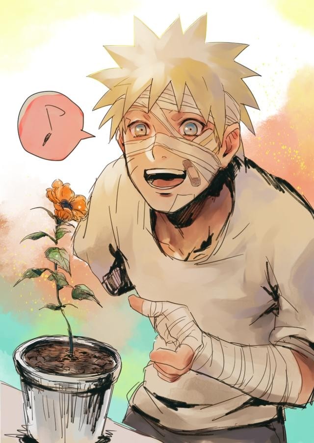 《火影忍者》高清壁纸:图二经典鸣人造型,好帅气!